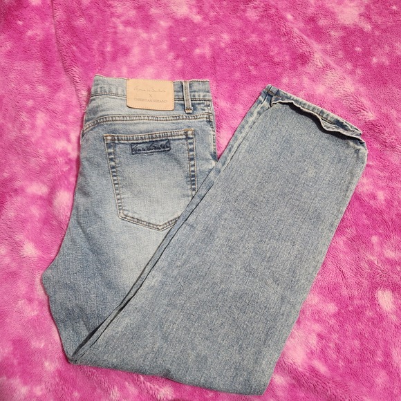 Gloria Vanderbilt x Christian Siriano Denim - Gloria Vanderbilt x Christian Siriano Jeans Juniors 10 Mid Rise Miles Straight